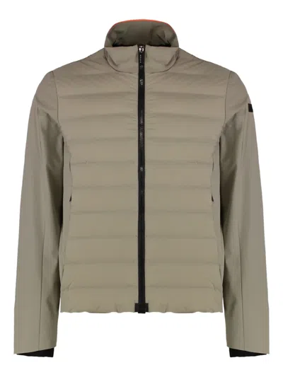 Rrd Quilted Goose Down Jacket In Green