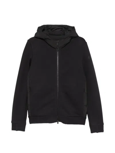 Rrd Quilted Hooded Jacket In Black