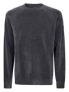 Rrd Raglan-sleeve Fleece Sweater In Gray