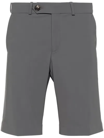 Rrd Revo Logo-appliqué Shorts In Grey