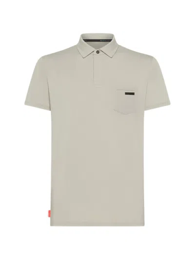 Rrd Revo Logo-patch Polo Shirt In Neutral