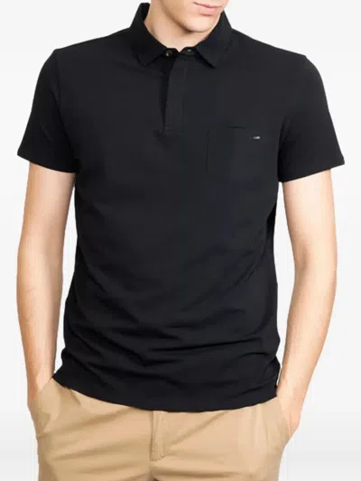 Rrd Revo Patch-pocket Short-sleeve Polo Shirt In Black