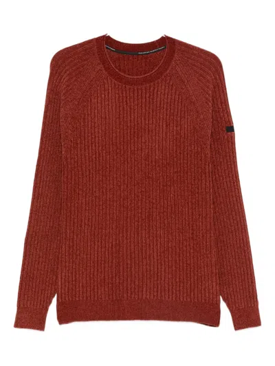 Rrd Ribbed-knit Jumper In Red