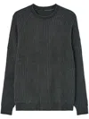Rrd Ribbed Sweater In Grey
