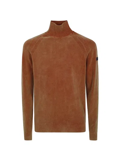 Rrd Ribbed Turtleneck Sweater In Orange