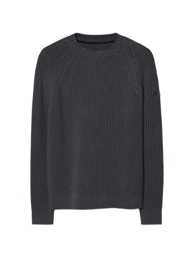 Rrd Ribbed-knit Raglan-sleeve Sweater In Animal Print