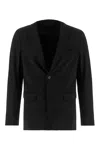 Rrd - Roberto Ricci Design Midnight Blue Stretch Polyester Blazer In 10
