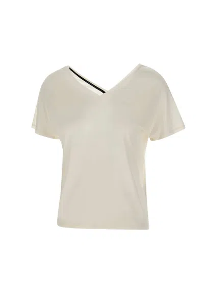 Rrd - Roberto Ricci Design Cupro Fabric T-shirt T-shirt In Bianco
