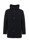 Rrd - Roberto Ricci Design Down Under Floating Parka Jkt In 60 Blue Black