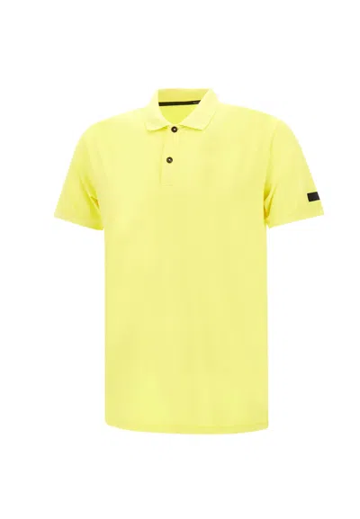 Rrd - Roberto Ricci Design Gdy Oxford Cotton T-shirt In Yellow