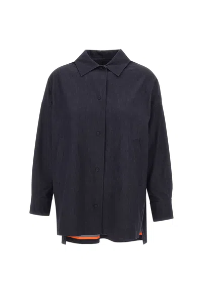 Rrd - Roberto Ricci Design Marina Overshirt Jacket In Blue Black