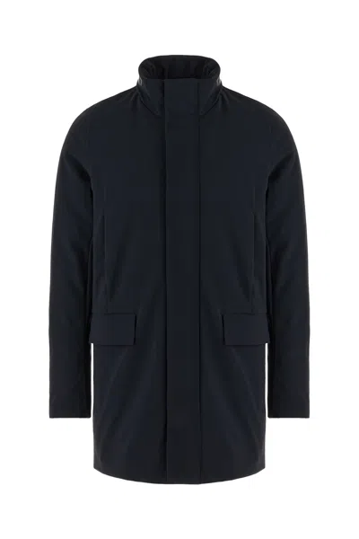 Rrd - Roberto Ricci Design Midnight Blue Stretch Nylon Down Jacket In 60