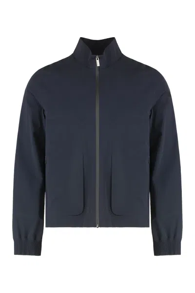 Rrd - Roberto Ricci Design Montecristo Techno Fabric Jacket In Blue