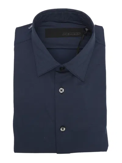 Rrd - Roberto Ricci Design Oxford Jacquard Shirt In Multicolor