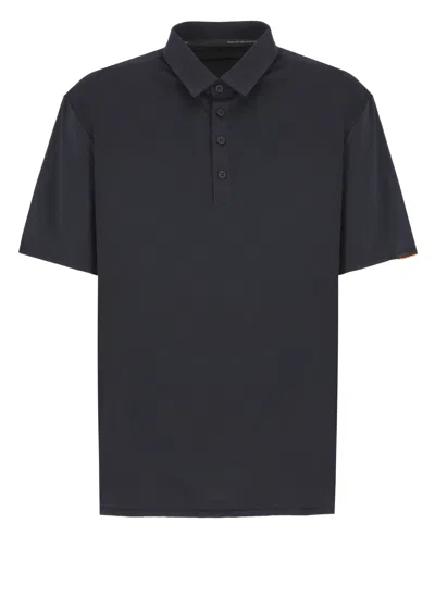 Rrd - Roberto Ricci Design Oxford Polo Shirt In Black
