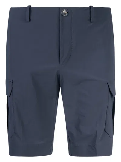Rrd - Roberto Ricci Design Revo Cargo Shorts In Blue/black