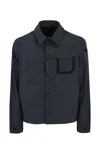 Rrd - Roberto Ricci Design Terzilight Overshirt In Fabric In Blue