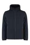 Rrd - Roberto Ricci Design Winter Storm Hooded Nylon Jacket In Blue