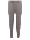 Rrd - Roberto Ricci Design Winter Tapered-leg Tailored Chino Pants In Dove Grey