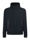 Rrd - Roberto Ricci Design Summer Technical Fabric Hooded Jacket In Blue