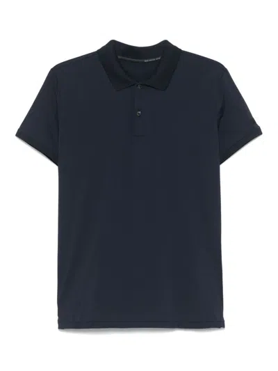 Rrd Roberto Ricci Designs Blue Short Sleeve Classic Collar Polo Shirt