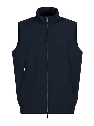 Rrd Roberto Ricci Designs Zipped Gilet In Azul
