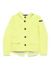 Rrd Roberto Ricci Designs Montecristo Color Hood Jacket In Yellow