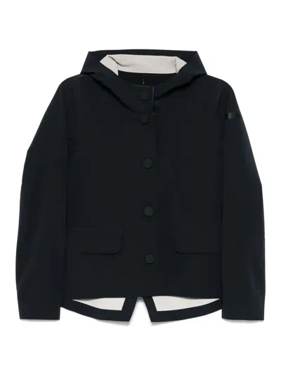 Rrd Roberto Ricci Designs Montecristo Color Hood Jacket In Blue