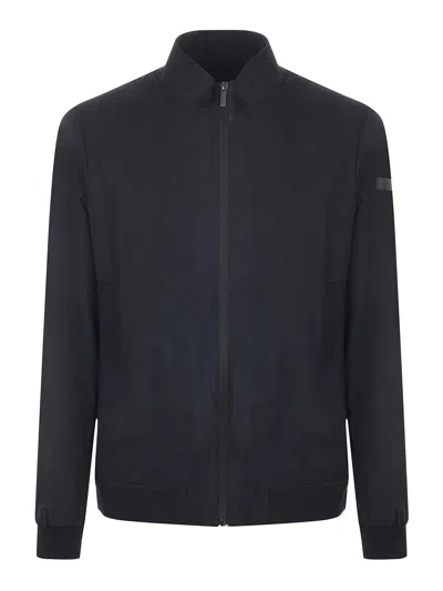 Rrd Roberto Ricci Designs Jacket In Eco Suede In Blue