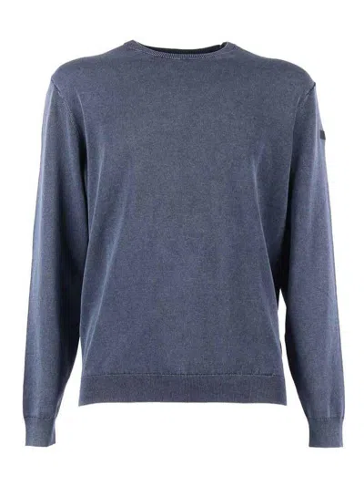 Rrd Roberto Ricci Designs Crew Neck Sweater In Blue Color