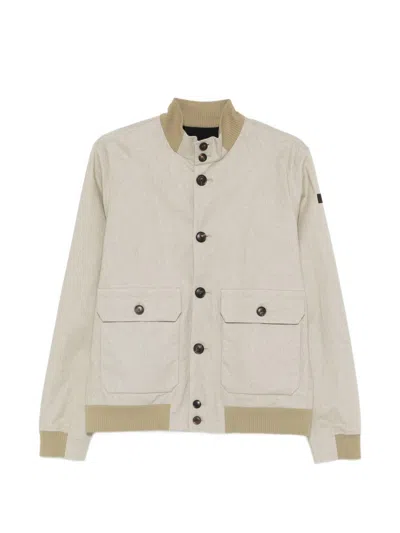 Rrd Roberto Ricci Designs Giacca In Lino Beige Con Tasche  In Neutral