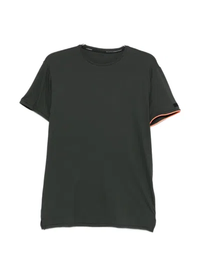 Rrd Roberto Ricci Designs Green Cotton Regular Fit T-shirt In Gray