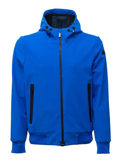 Rrd Roberto Ricci Designs Hooded Jacket In Dark Blue