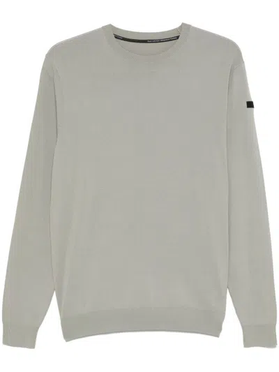 Rrd Roberto Ricci Designs Knitted Logo Patch Sweatshirt In Green