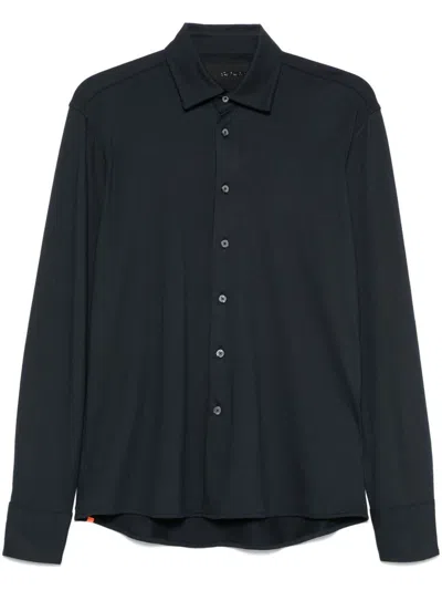 Rrd Roberto Ricci Designs Long Sleeves Shirt In Dark Blue