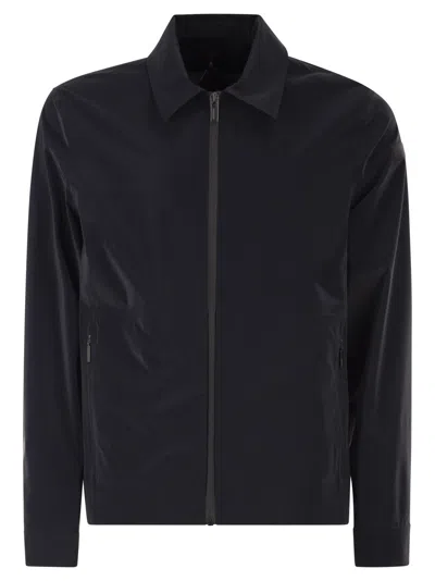 Rrd Roberto Ricci Designs Minimal Technical Full-zip Jacket In Black