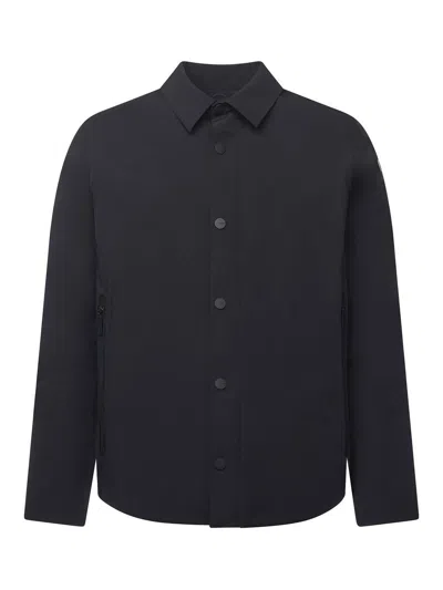Rrd Roberto Ricci Designs Montecristo Floating Jacket Overshirt In Black