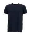 Rrd Roberto Ricci Designs Navy Blue Solid T-shirt In Navy Blue