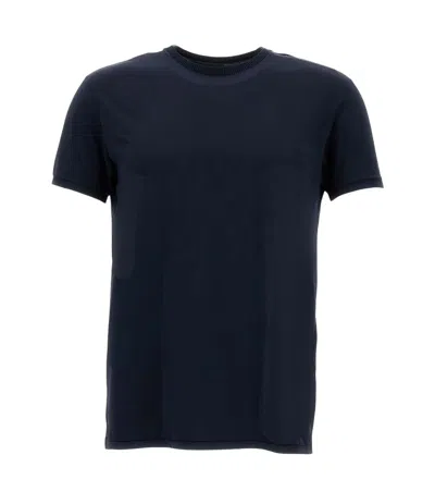 Rrd Roberto Ricci Designs Navy Blue Solid T-shirt