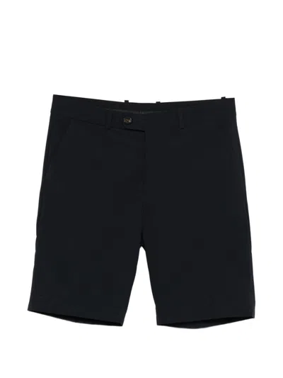 Rrd Roberto Ricci Designs Shorts In Tessuto Surflex Blu Navy  In Black