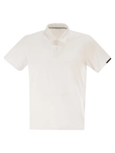 Rrd Roberto Ricci Designs Stretch Oxford Polo Shirt In Neutral