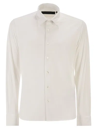 Rrd Roberto Ricci Designs Stretch Oxford Shirt In Neutral