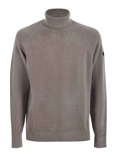 Rrd Roberto Ricci Designs Chenille Turtleneck In Gray