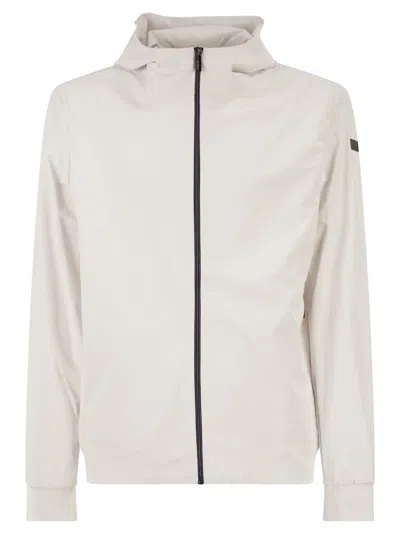 Rrd Roberto Ricci Designs Surflex Stretch Technical Hooded Jacket In Neutral