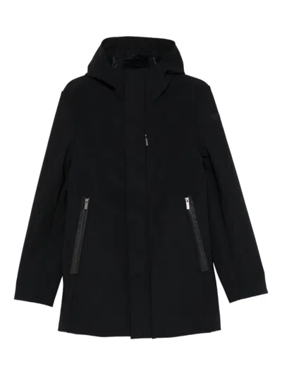 Rrd Roberto Ricci Designs Zip-up Jacket With Hood  In Black