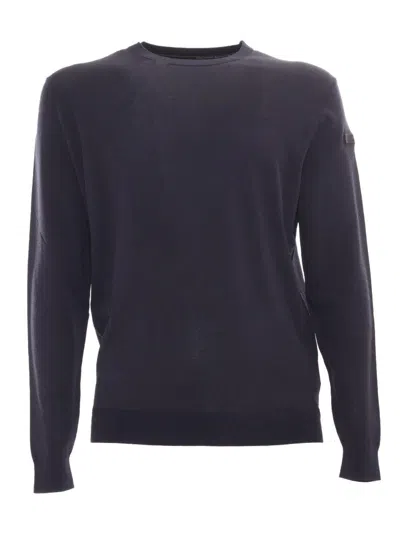 RRD ROUND KNIT SWEATER WITH CONTRASTING HEM DETAIL