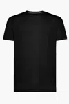 Rrd Contrast-detail Crew-neck T-shirt In Black