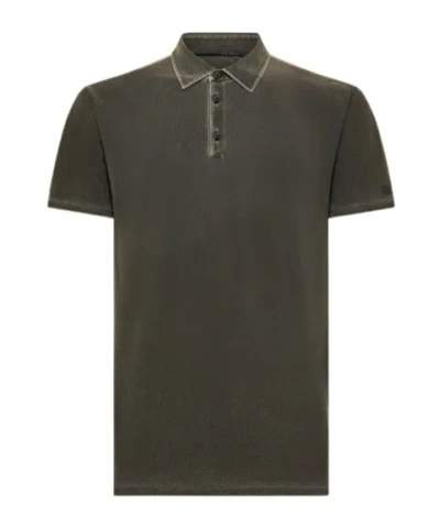 Rrd Short-sleeved Polo Shirt In Black