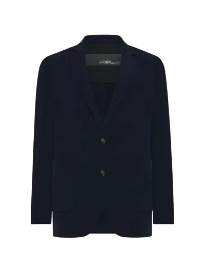 Rrd Single-breasted Blazer In Blue