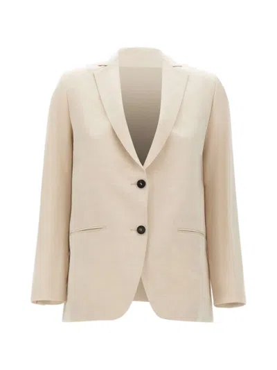 Rrd Single-breasted Canvas Blazer In Metallic